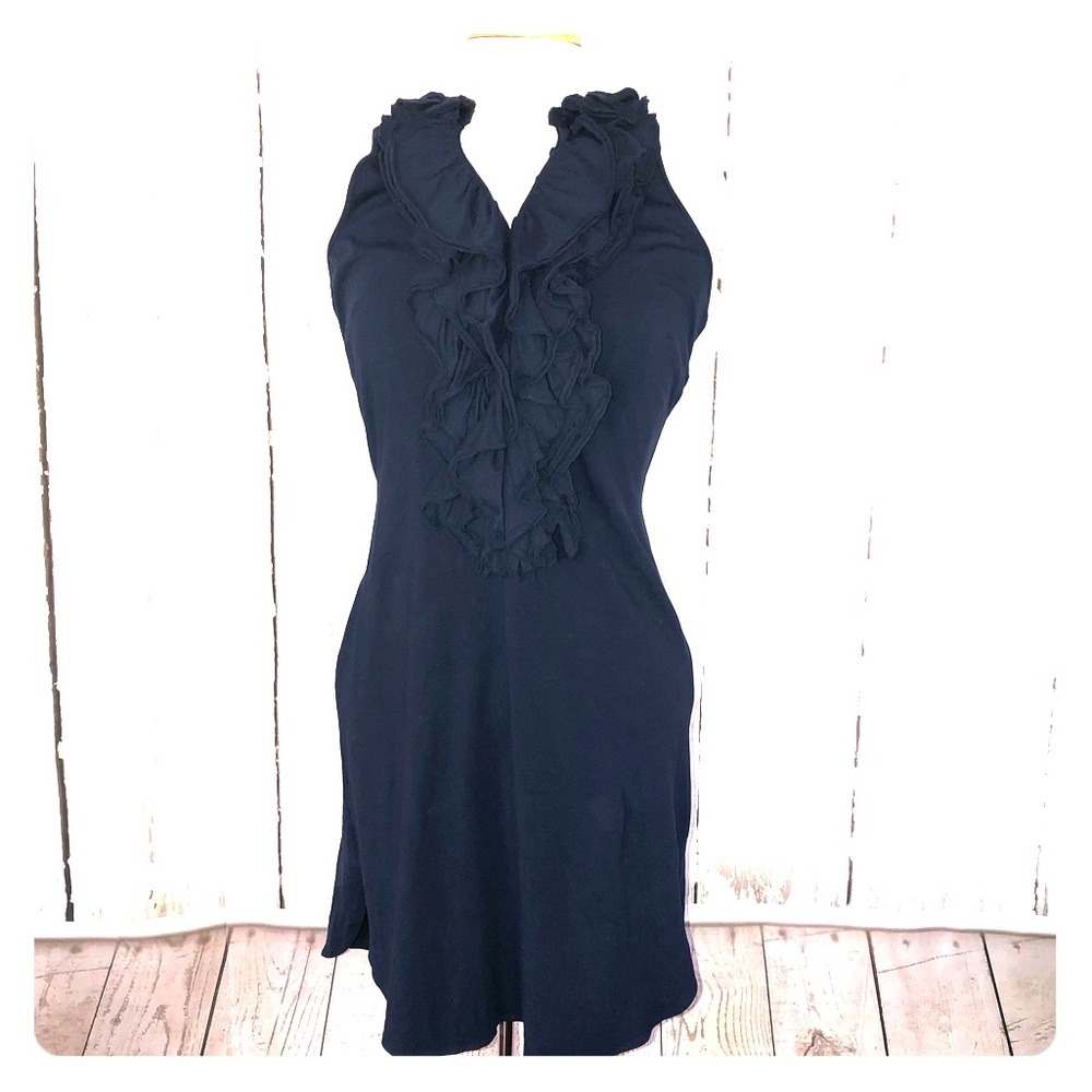Boston Proper Navy sleeveless dress